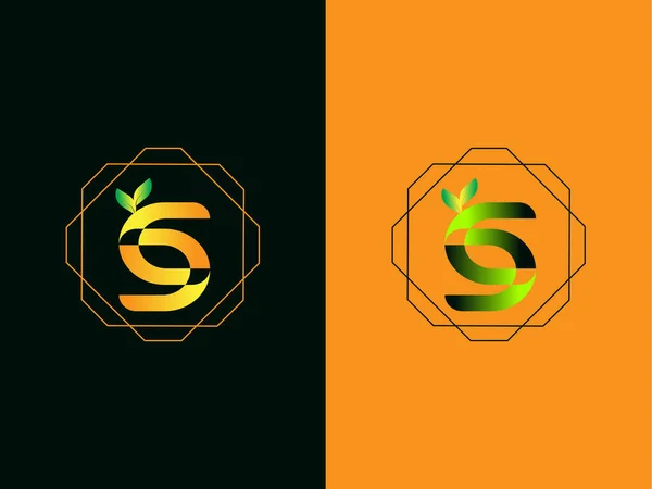 The S monogram letter logo is a branding logo and business logo.
