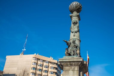 Zaragoza şehri İspanya 'nın çeşitli manzaraları