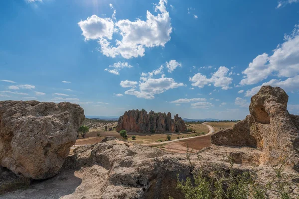 Photographs Phrygian Valley Settlements Carved Rocks Borders Afyon Province — Stock Photo, Image