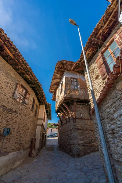 Architectuur Van Het Dorp Birgi Zijn Huizen Moskeeën Izmir — Stockfoto
