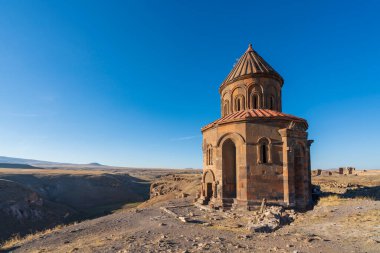 Fotoğraflar Ermenistan sınırındaki Kars ilindeki Ani harabelerinin çeşitli açılarından çekildi..