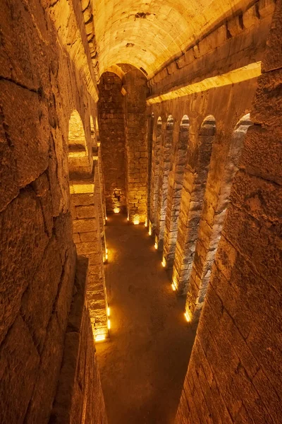 Antike Stadt Dara Und Wasserzisternen Der Provinz Mardin Mit Fotografien — Stockfoto