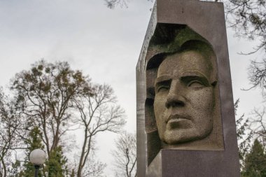 Lviv Ukrayna 'daki Lychakiv Mezarlığı' ndan savaş öncesi fotoğraflar.