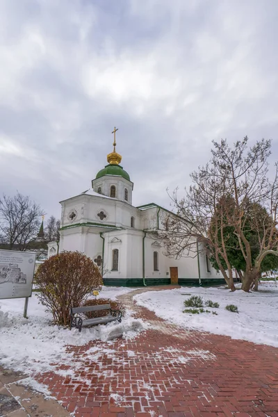 Předválečné Fotografie Ukrajinských Kostelů Hlavního Města Kyjeva — Stock fotografie