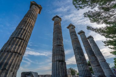 Aydın 'ın Soke ilçesindeki Priene antik kentinden çeşitli manzaralar