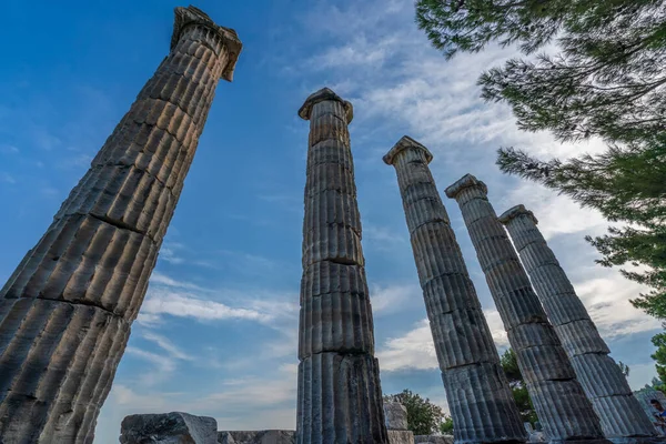Verschiedene Ansichten Aus Der Antiken Stadt Priene Der Provinz Aydin — Stockfoto
