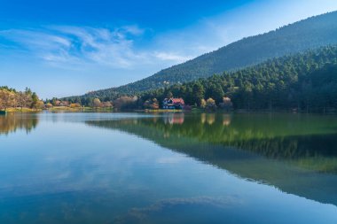 Bolu golcuk Gölü ve çevresindeki yapılar