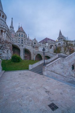 Balıkçı taburundan çekilen gündoğumu fotoğrafları Budapeşte 'de, Hungary Capital' de