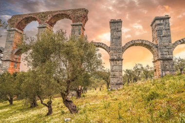 Fotoğraflar Yunanistan 'ın Lesvos adasında çeşitli açılardan çekildi