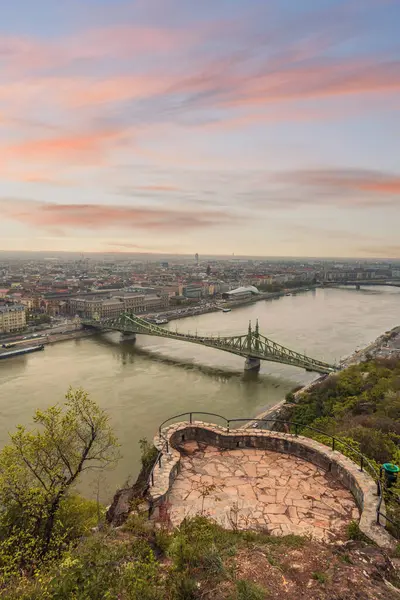 Фотографії Зроблені Під Різними Кутами Будапешті Столиці Угорщини — стокове фото