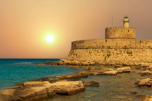 Greece Rhodes Adası, eski kasaba ve çeşitli fotoğraflar.