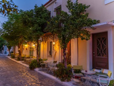 Yunan adasında turistik yerler ve plajlar