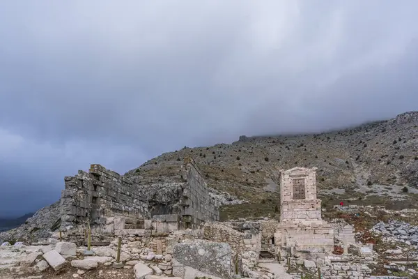 Sagalassos Antike Stadt Der Provinz Burdur Herbst Und Wolken Blauen — Stockfoto