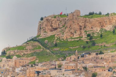 Mardin turistik eski şehir geneli caddeleri gece gündüz geziyor.