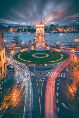 Budapeşte Macaristan 'ın çeşitli turistik noktalarından fotoğraflar