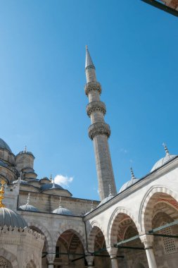 İstanbul Avrupa Yakası Eminonu Yeni Cami Spice Bazaar Şehir Turizm Tarihi Yarımadasının Kalbi Eski Eşsiz Binalar