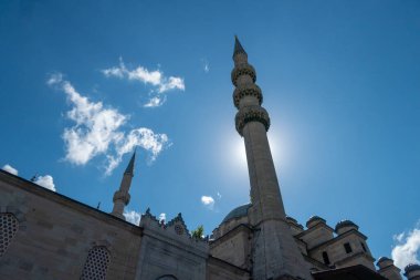İstanbul Avrupa Yakası Eminonu Yeni Cami Spice Bazaar Şehir Turizm Tarihi Yarımadasının Kalbi Eski Eşsiz Binalar