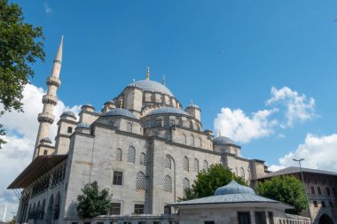İstanbul Avrupa Yakası Eminonu Yeni Cami Spice Bazaar Şehir Turizm Tarihi Yarımadasının Kalbi Eski Eşsiz Binalar