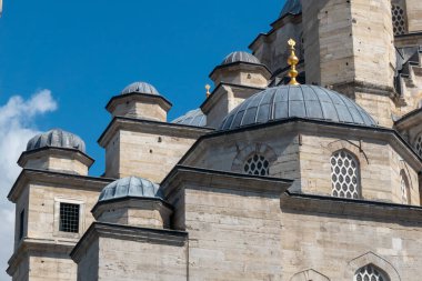 İstanbul Avrupa Yakası Eminonu Yeni Cami Spice Bazaar Şehir Turizm Tarihi Yarımadasının Kalbi Eski Eşsiz Binalar