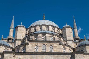 İstanbul Avrupa Yakası Eminonu Yeni Cami Spice Bazaar Şehir Turizm Tarihi Yarımadasının Kalbi Eski Eşsiz Binalar