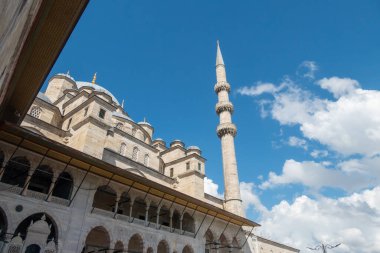 İstanbul Avrupa Yakası Eminonu Yeni Cami Spice Bazaar Şehir Turizm Tarihi Yarımadasının Kalbi Eski Eşsiz Binalar