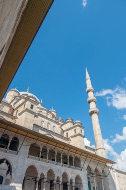 İstanbul Avrupa Yakası Eminonu Yeni Cami Spice Bazaar Şehir Turizm Tarihi Yarımadasının Kalbi Eski Eşsiz Binalar
