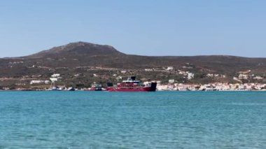 Yunanistan Mora Yarımadası Mavi Deniz Gemileri Adaları Ulaşım Gökyüzü