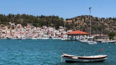 Yunanistan Mora Yarımadası Adadaki Eski Başkent Nafplion Şatosu Görünümü