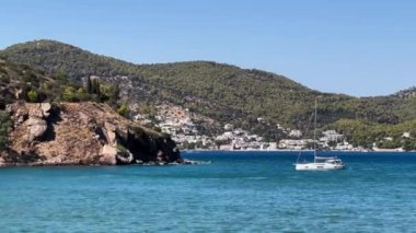 Yunanistan Mora Yarımadası Adadaki Eski Başkent Nafplion Şatosu Görünümü