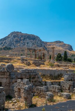 Yunanistan Mora Korint Antik Şehir ve Akropolis