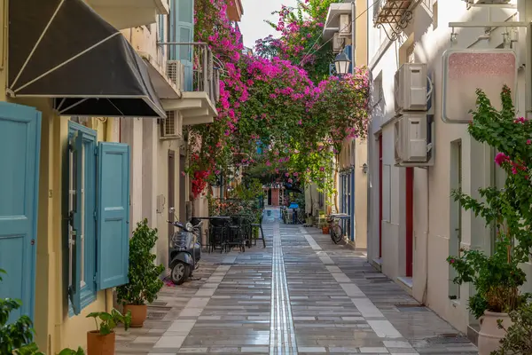 Stock image greece old capital nafplion streets shops churches castle and colorful houses quiet hours tourist destination