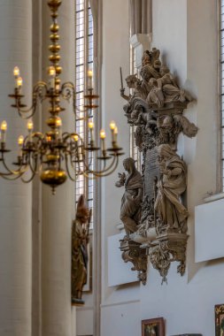 Almanya 'nın başkenti Berlin şehir merkezi binaları mimari ve görülmesi gereken turistik yerler fotoğrafları