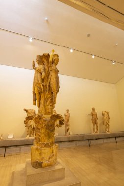 Yunan Peloponnese yarımadası delphi antik şehir müzesi çeşitli fotoğraflar