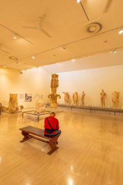 Yunan Peloponnese yarımadası delphi antik şehir müzesi çeşitli fotoğraflar