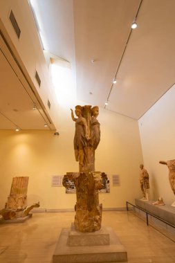 Yunan Peloponnese yarımadası delphi antik şehir müzesi çeşitli fotoğraflar