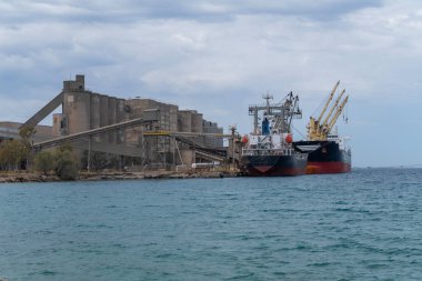 Drepano deniz feneri, Corinth körfezine bakan devriyeler, peloponnese yarımadası, Yunanistan