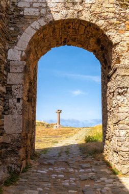 Yunan Peloponnese yarımadası, Methoni kalesi çeşitli fotoğraflar.
