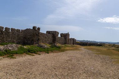Yunan Peloponnese yarımadası, Methoni kalesi çeşitli fotoğraflar.