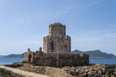 Yunan Peloponnese yarımadası, Methoni kalesi çeşitli fotoğraflar.