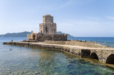 Yunan Peloponnese yarımadası, Methoni kalesi çeşitli fotoğraflar.
