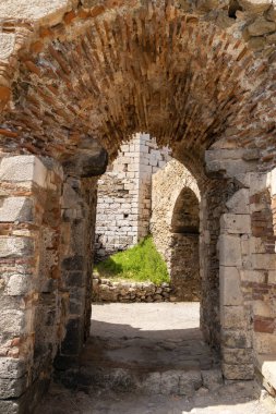 Yunan Peloponnese yarımadası, Methoni kalesi çeşitli fotoğraflar.