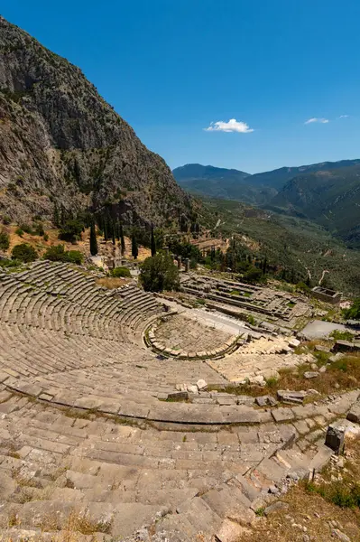 Yunanca Peloponnese yarımadası delphi Eski şehir tapınağı kahinin çeşitli fotoğrafları