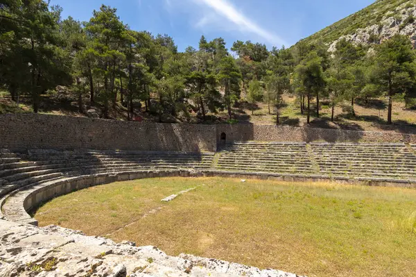 Yunanca Peloponnese yarımadası delphi Eski şehir tapınağı kahinin çeşitli fotoğrafları