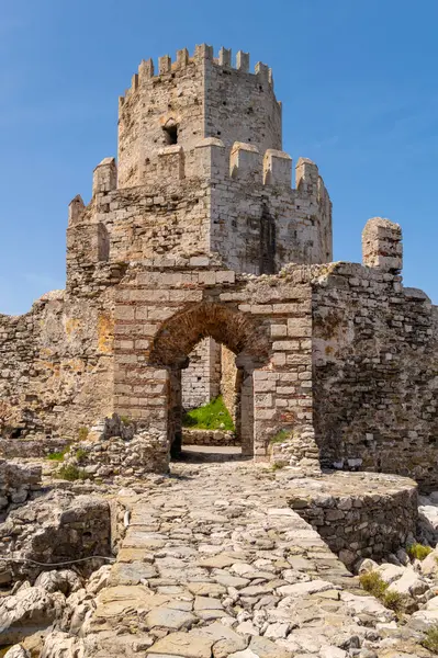 Yunan Peloponnese yarımadası, Methoni kalesi çeşitli fotoğraflar.