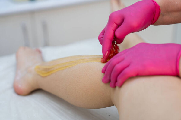 depilation epilation photo wax . High quality photo