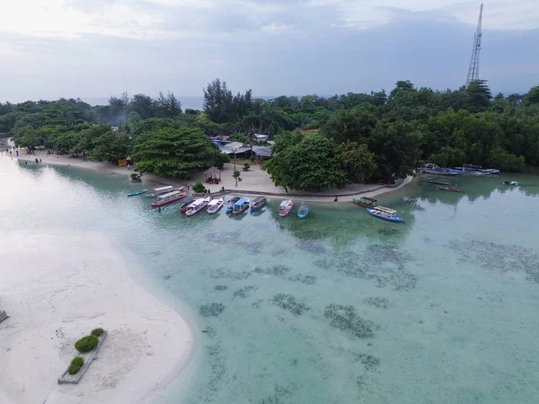 Pari Île Matin Avec Belle Vue Sur Les Mangroves Plage — Photo