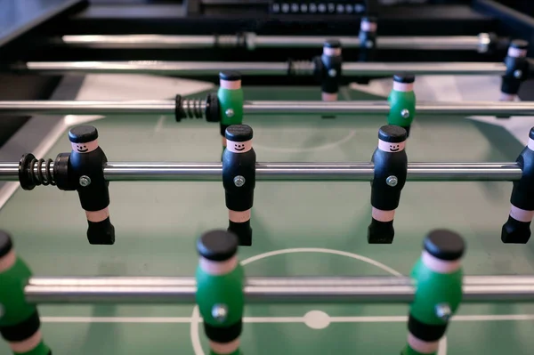 Selective Focus Foosball Table Player — Stock Photo, Image