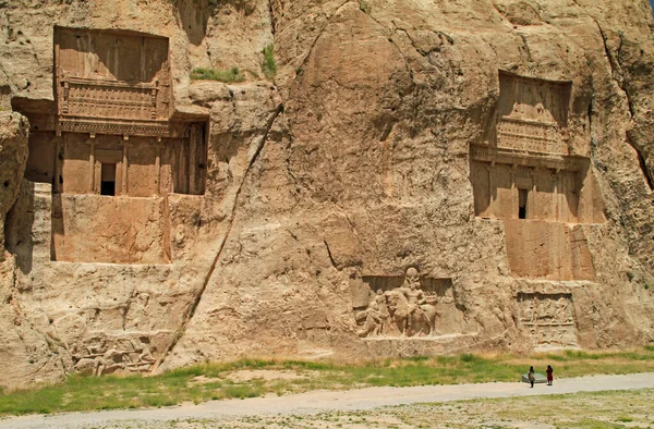 Persiska Kungars Gravar Nära Persepolis Iran — Stockfoto