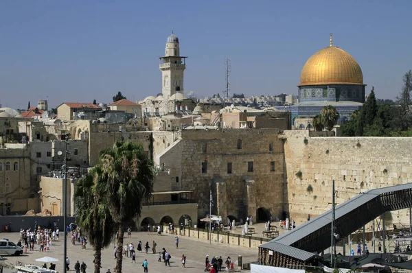 Blick Über Die Klagemauer Jerusalem Israel — Stockfoto