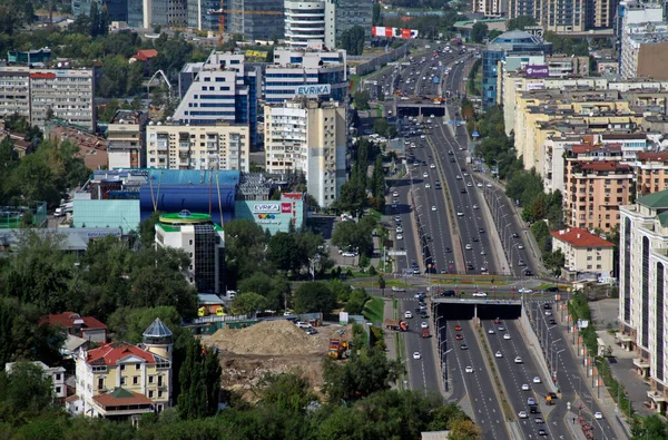 Almaty Kasachstan August 2019 Blick Über Die Skyline Von Almaty — Stockfoto